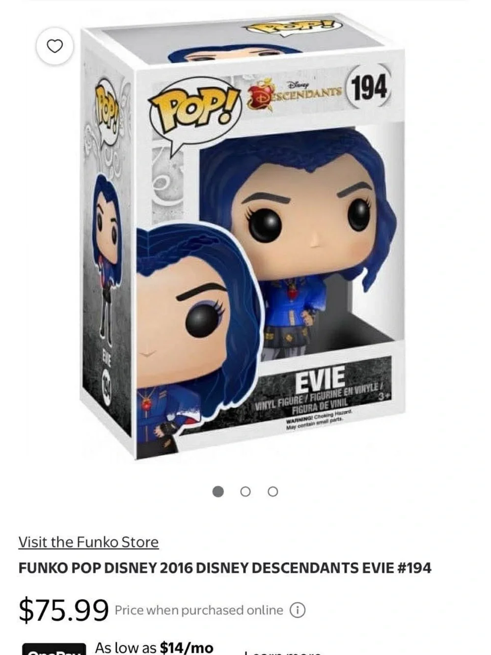 Funko pop evie