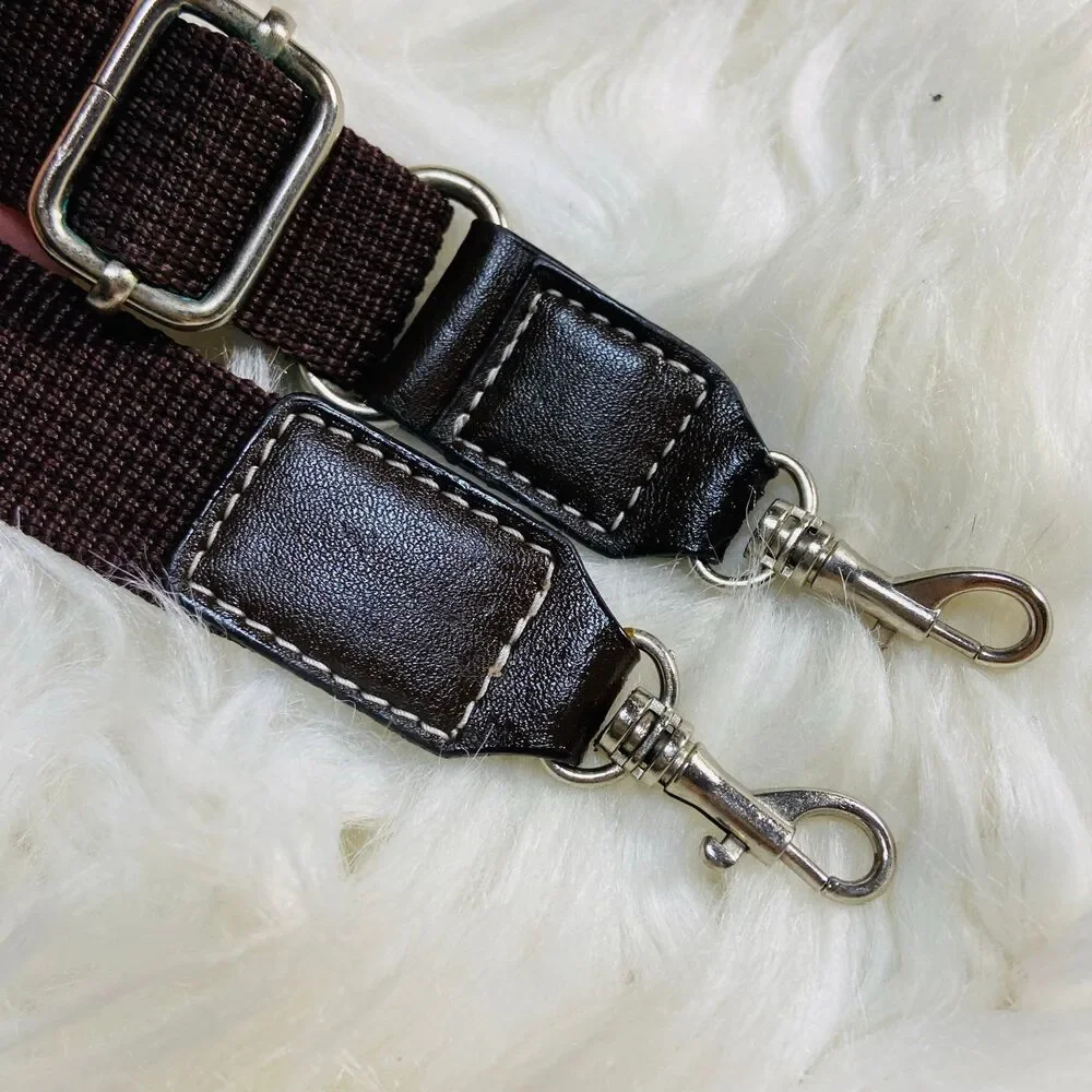Coach Brown Webbing Strap