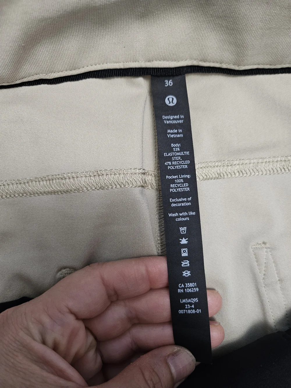lululemon athletica straight leg
