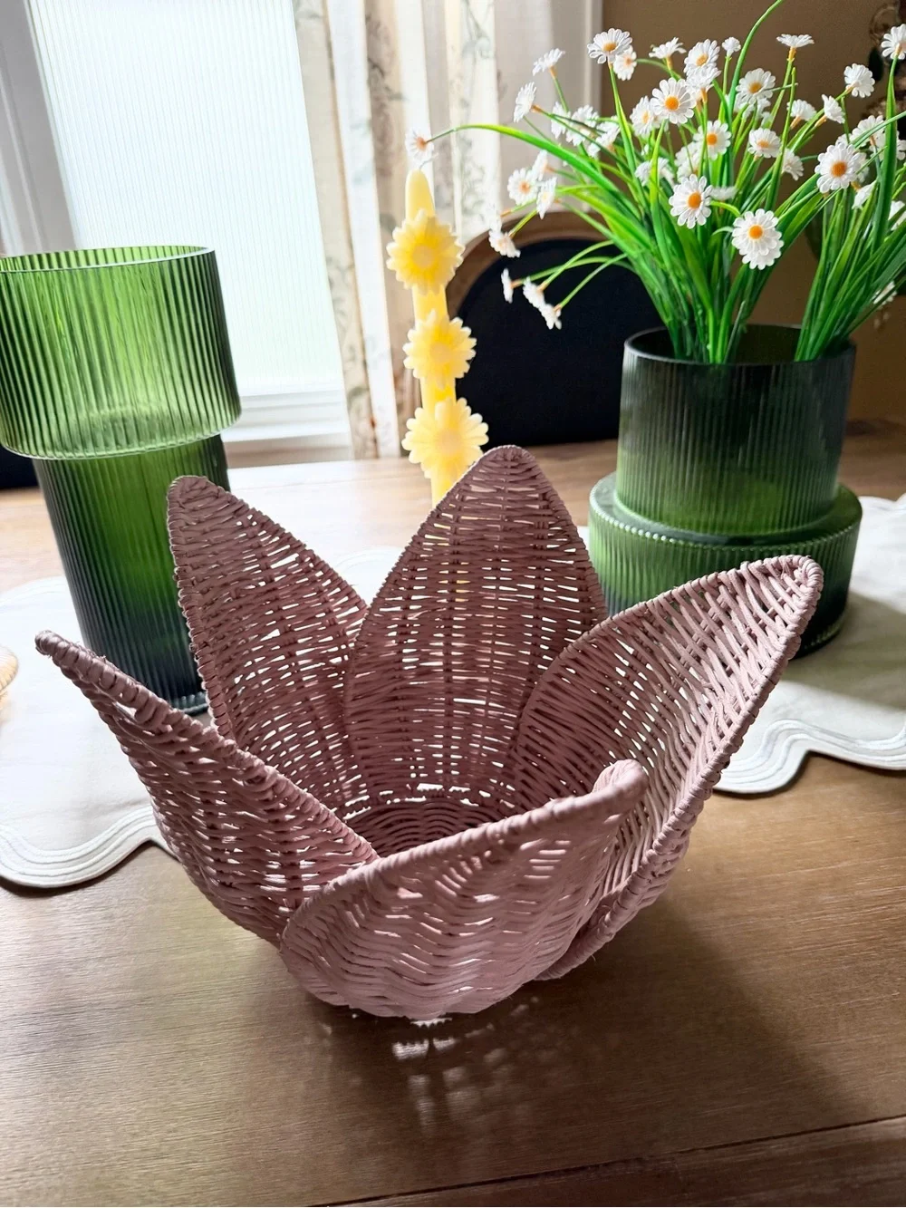 Target pink wicker