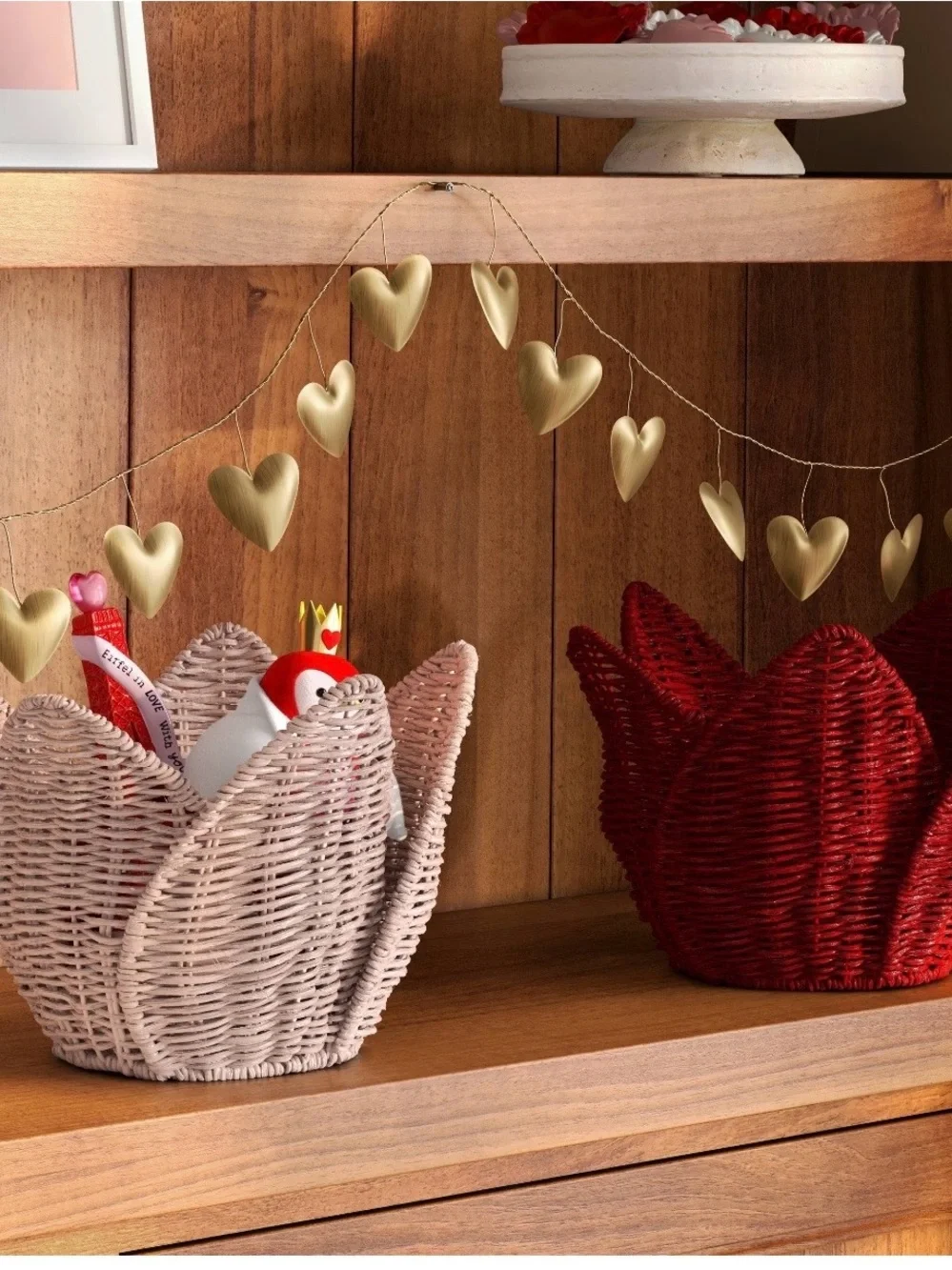 Target pink wicker
