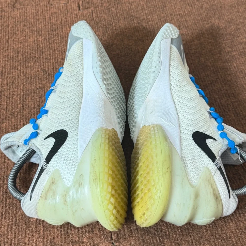 Nike Force‎ Zoom Trout 8 Turf Baseball Shoes White Blue DJ6522-100 Mens 7.5 B+