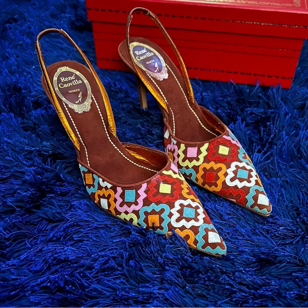 Rene Caovilla elegant pointed