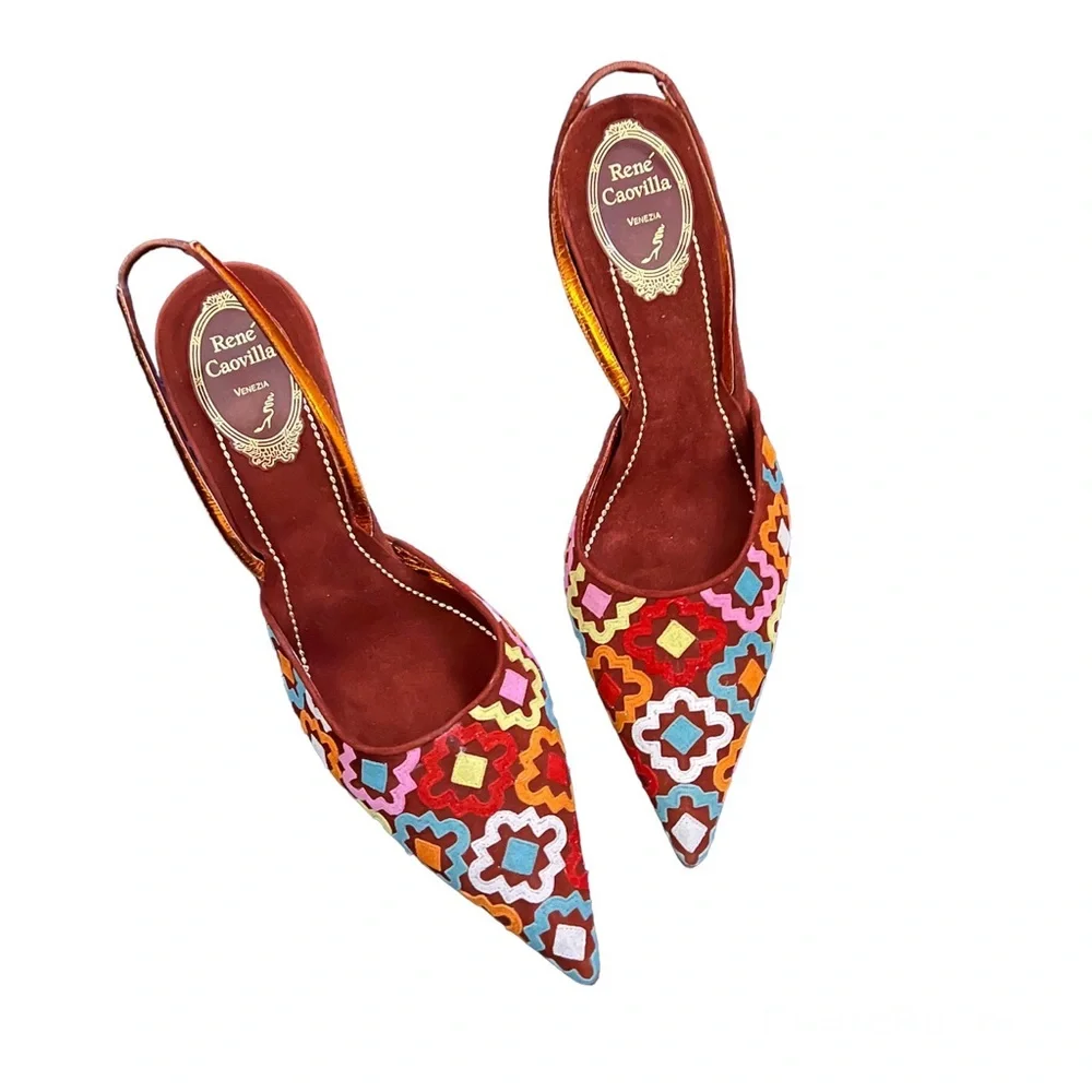 Rene Caovilla elegant pointed