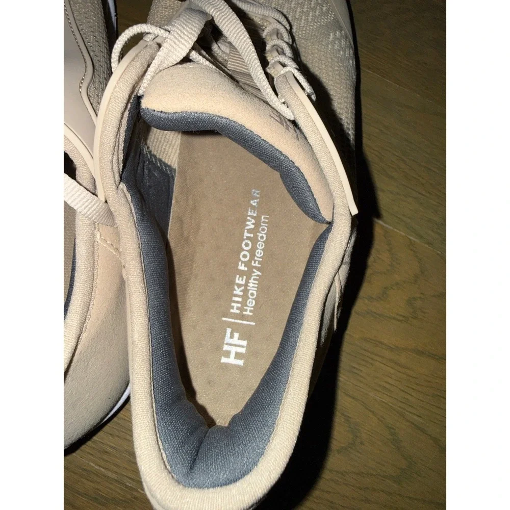 Hike Footwear HF Stride Barefoot Shoes Beige Minimalist Sneakers Womens 10-10.5