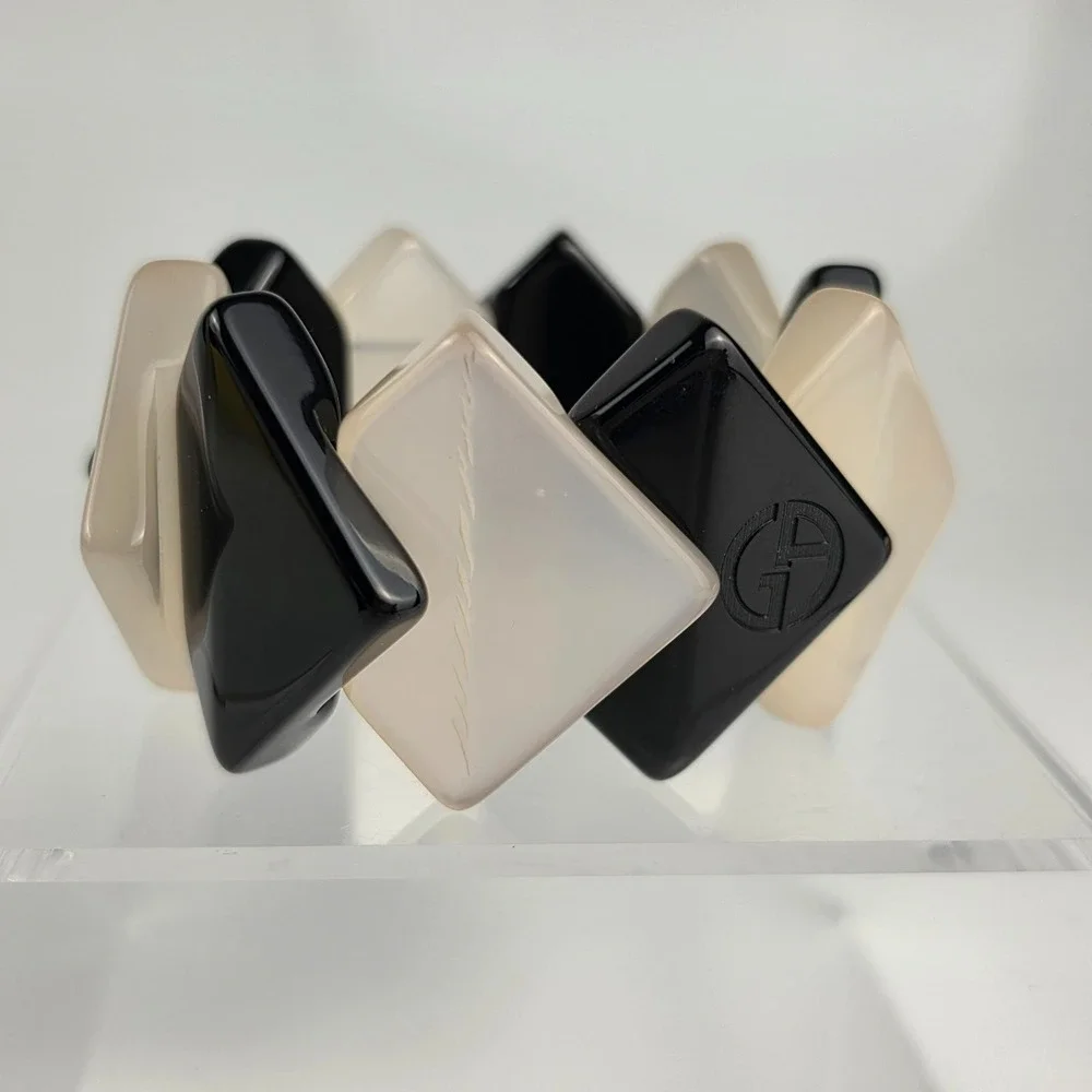 Giorgio Armani faceted black