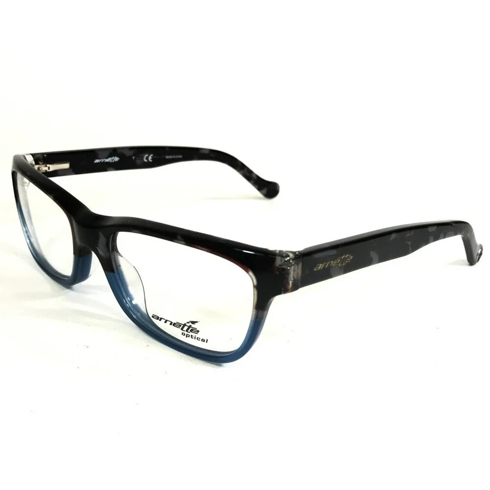 Arnette Eyeglasses Frames Drum Machine 7091 1169 Gray Tortoise Blue 51-17-135