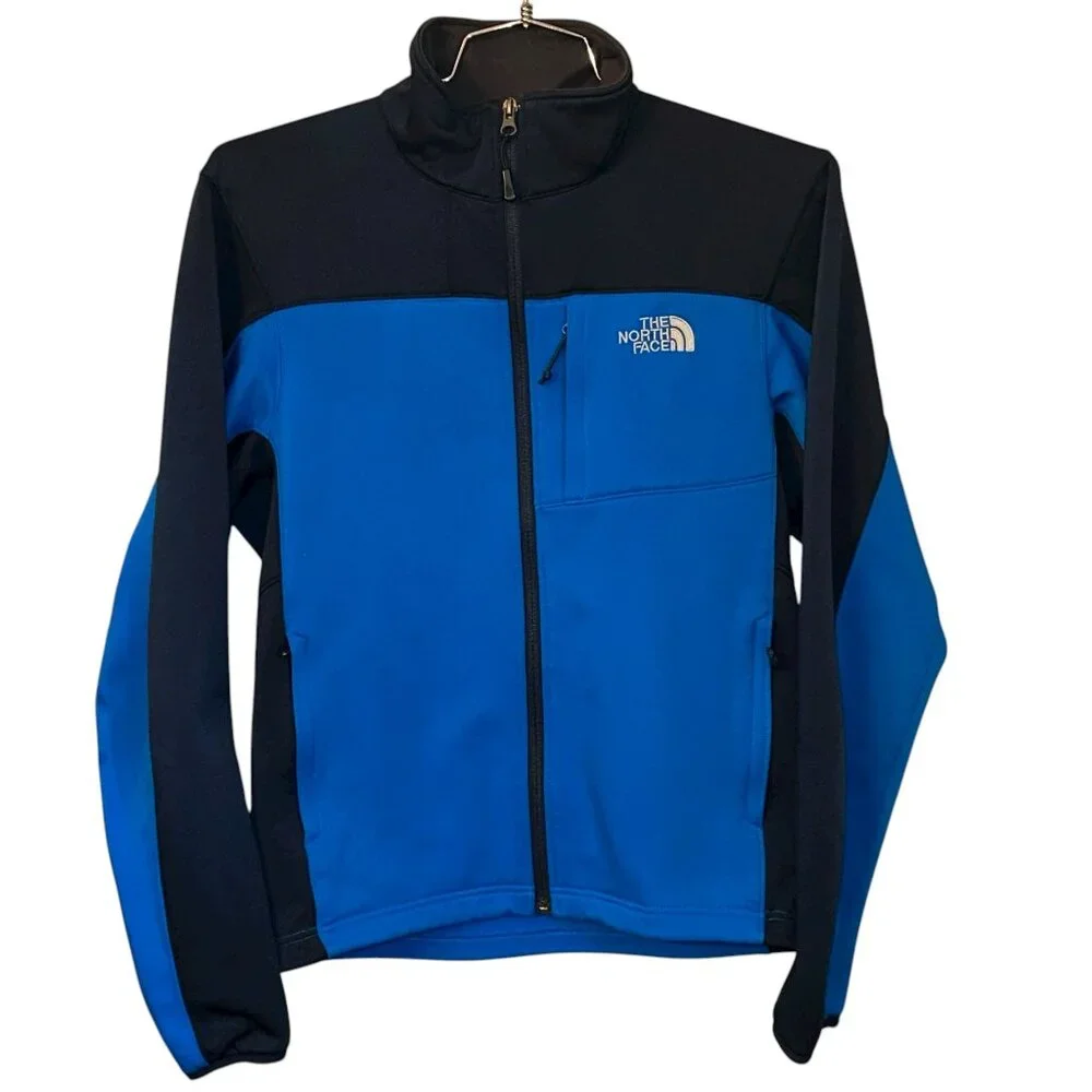 The North Face Full Zip‎ Soft Shell Fleece Mock Neck Jacket Small Lightweight