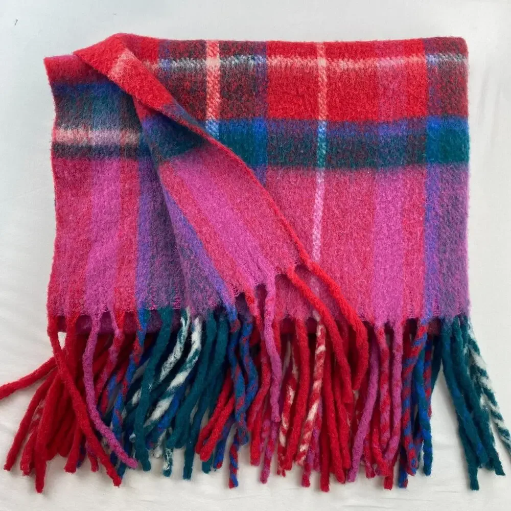 Anthropologie blanket tartan