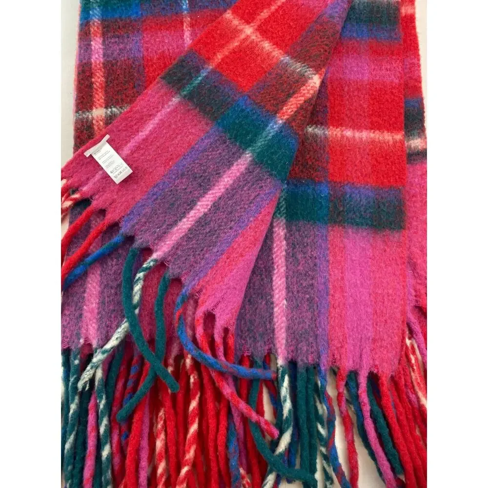 Anthropologie blanket tartan