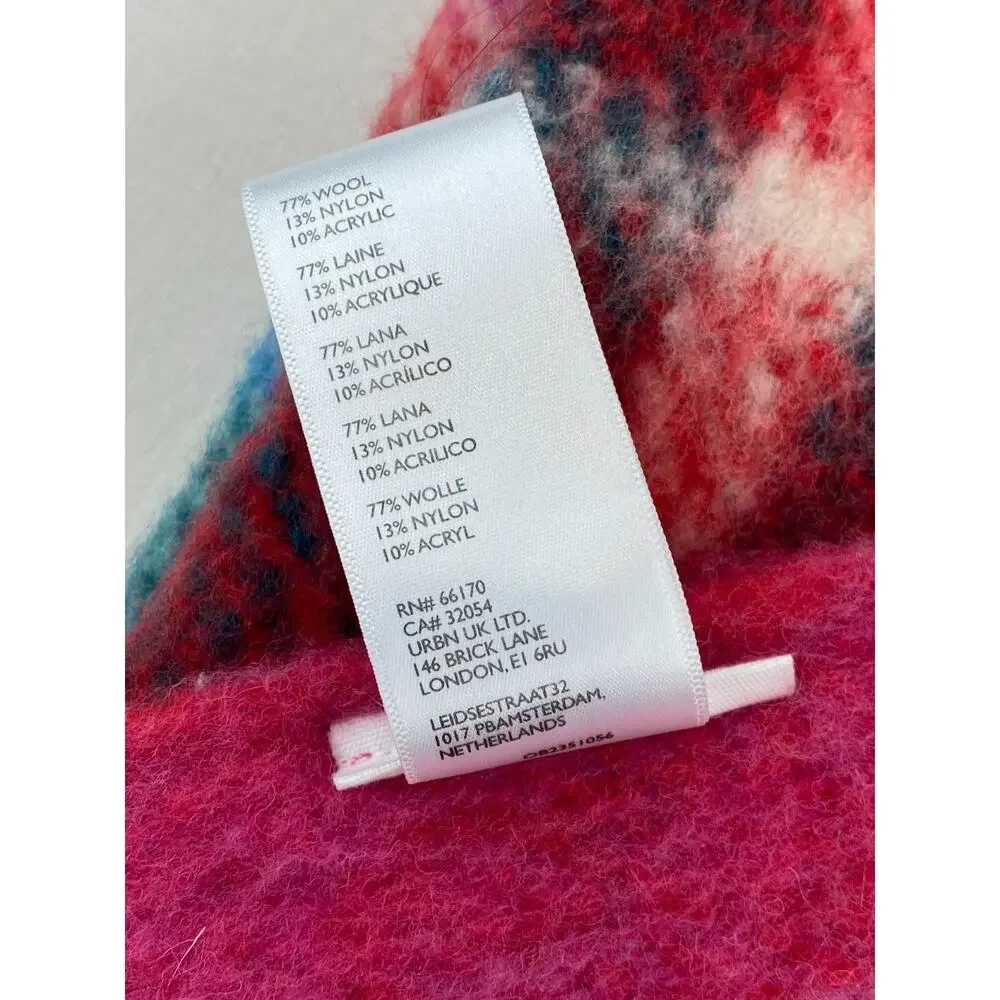 Anthropologie blanket tartan