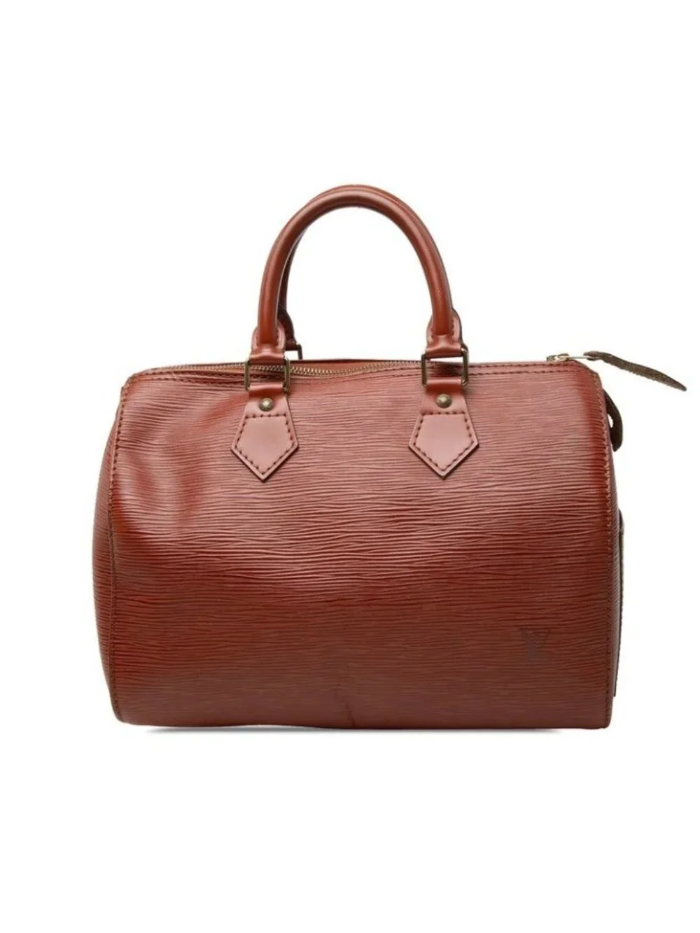 Louis Vuitton Epi Speedy 25 Mini Boston Bag Kenya Brown Leather