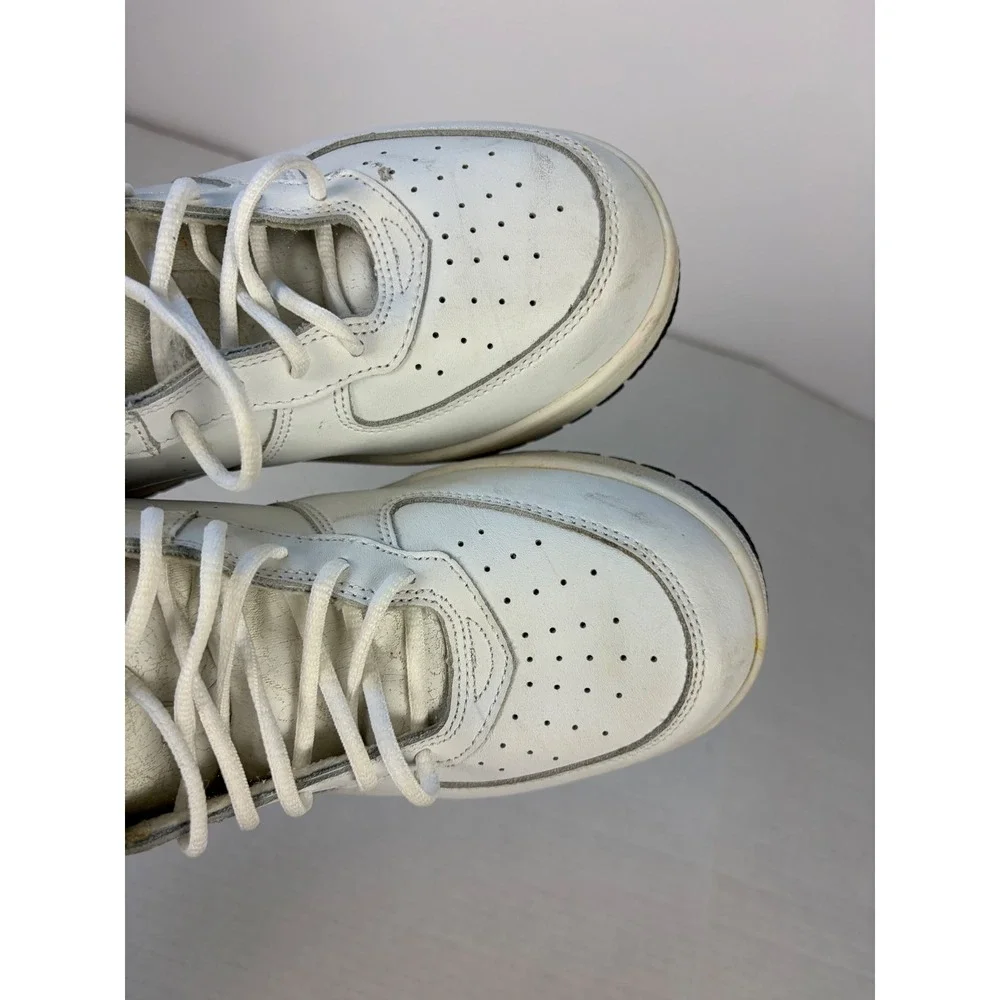 Vintage Nikken CardioStrides Weighted Walking Shoes White Leather Women's 8.5