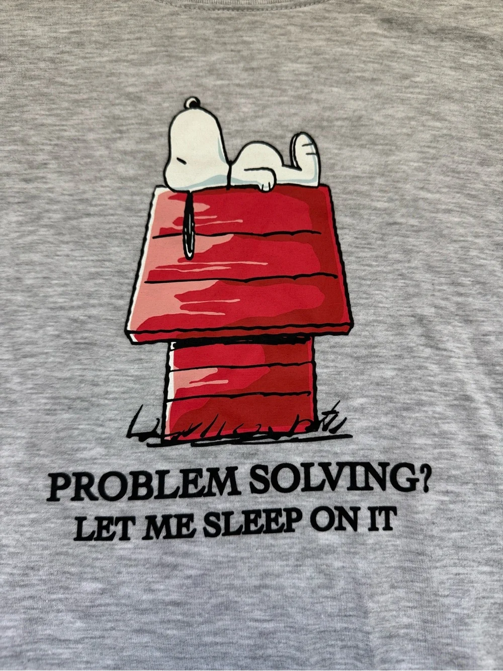 Peanuts Snoopy Charlie Brown Linus Casual Men’s Short Sleeved Shirt S Cartoon