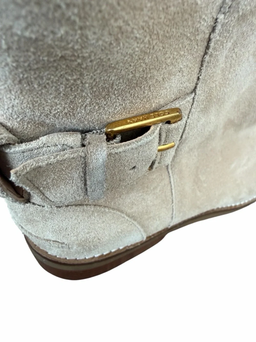 Cole Haan suede ankle