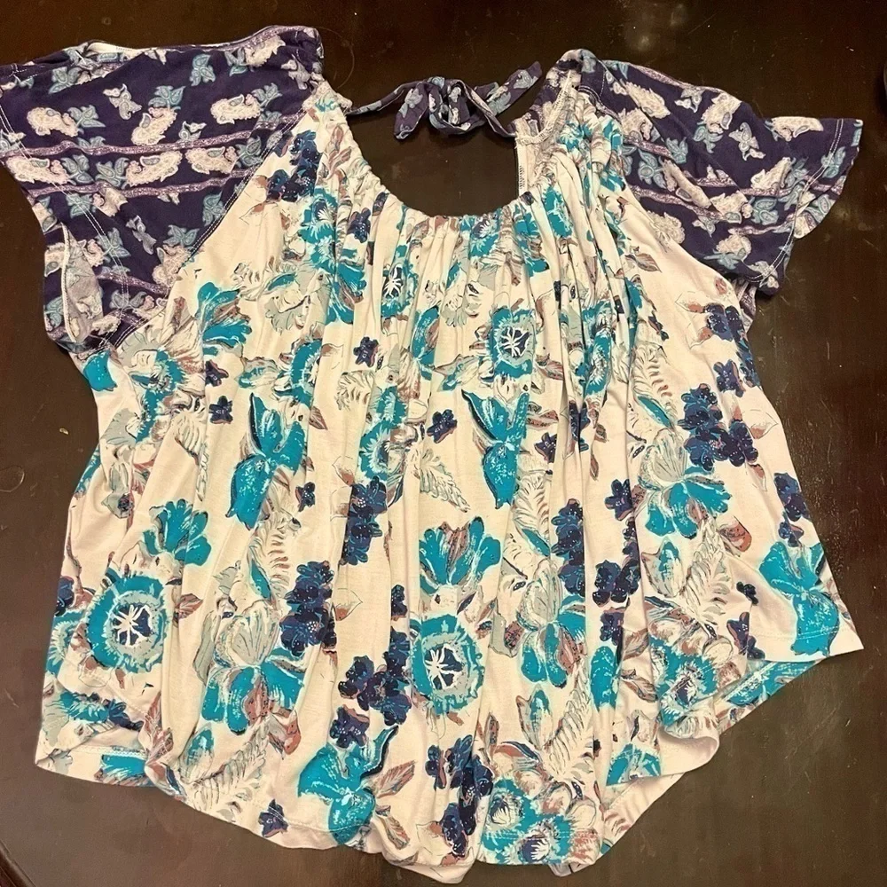 Free People blue turquoise