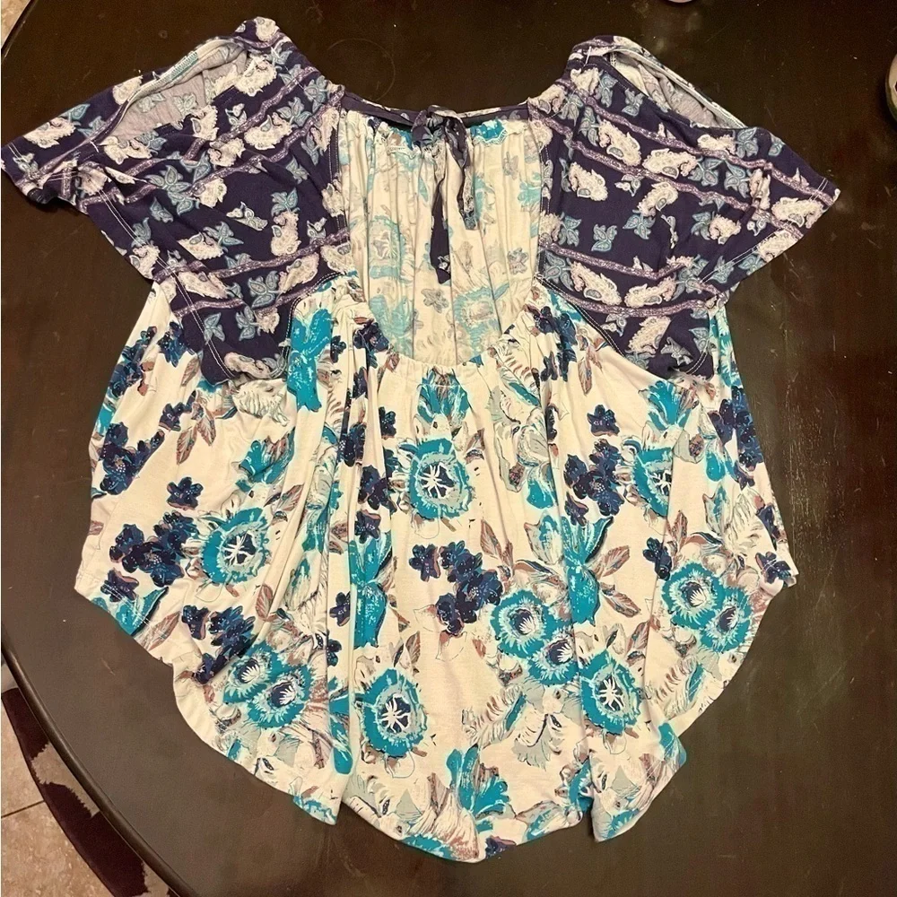 Free People blue turquoise