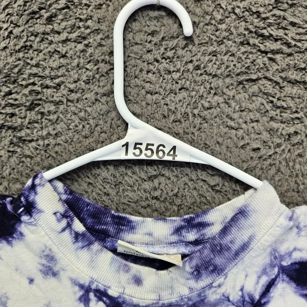 Texas Tech Spirit Jersey Shirt Adult Small Purple Tie‎ Dye Crewneck Pullover