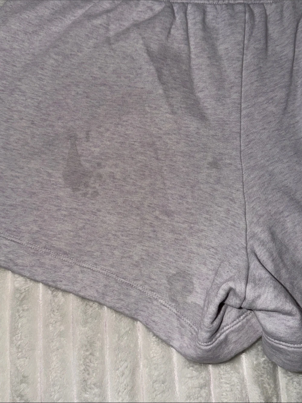 Nike has stains