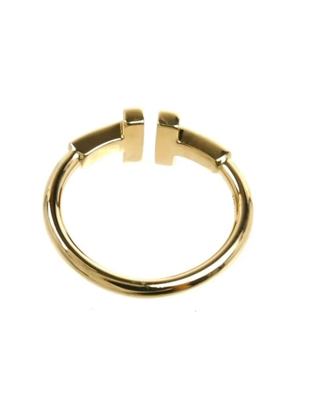 Tiffany & Co 18k Yellow Gold T Wire Ring