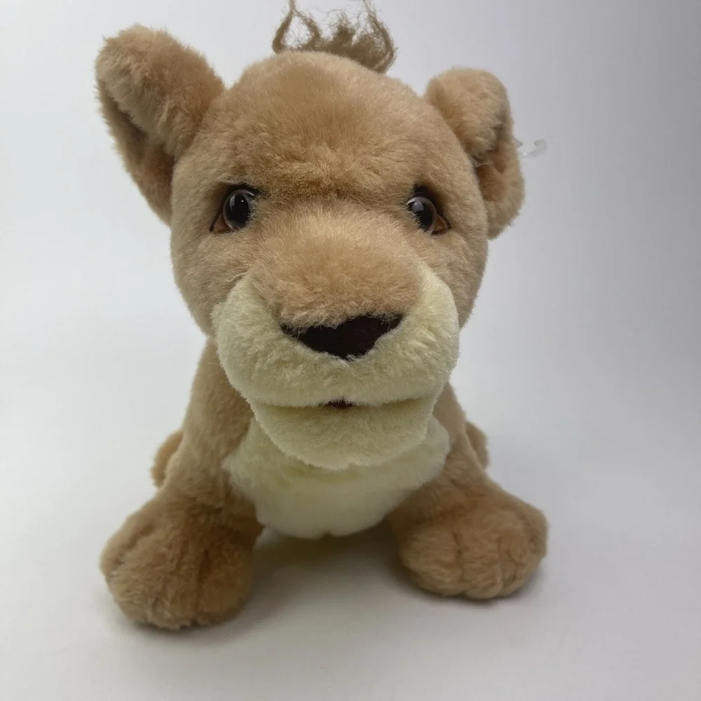 Vintage Plush Baby Lion Cub Circus Safari Zoo Wildlife Lemonwood‎ Stuffed Animal