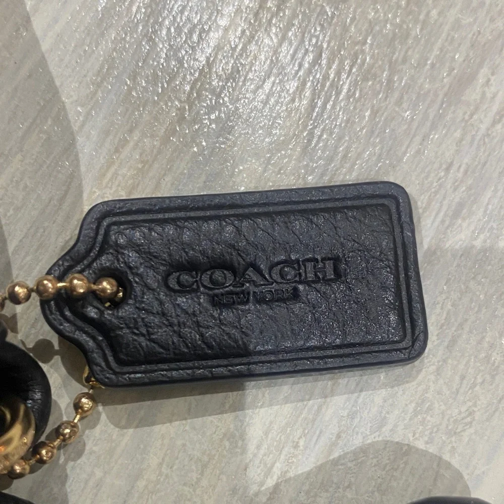Coach sleek black