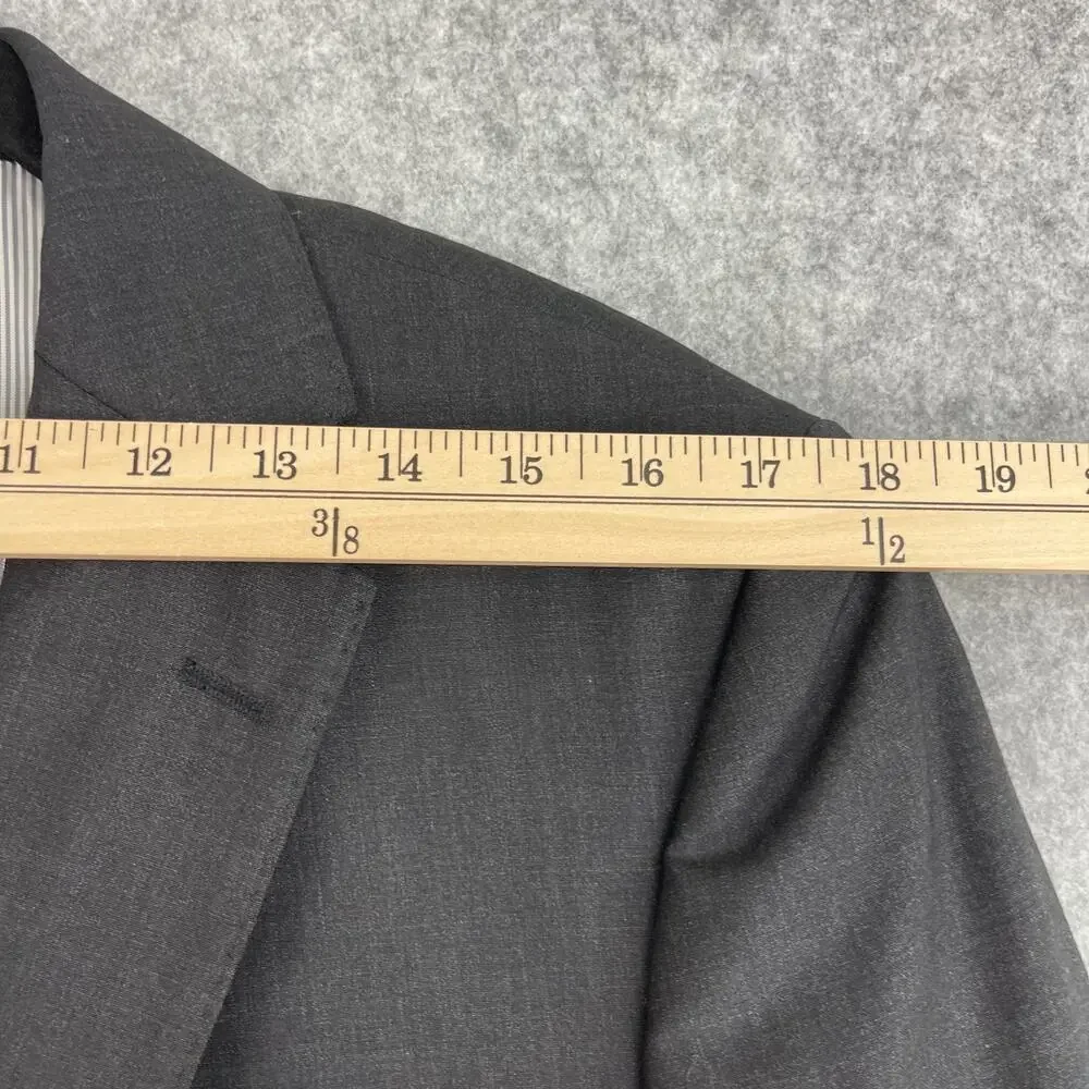 Brooks Brothers Explorer Blazer Mens 38R Regent Fit Dark Gray Jacket Sports Coat