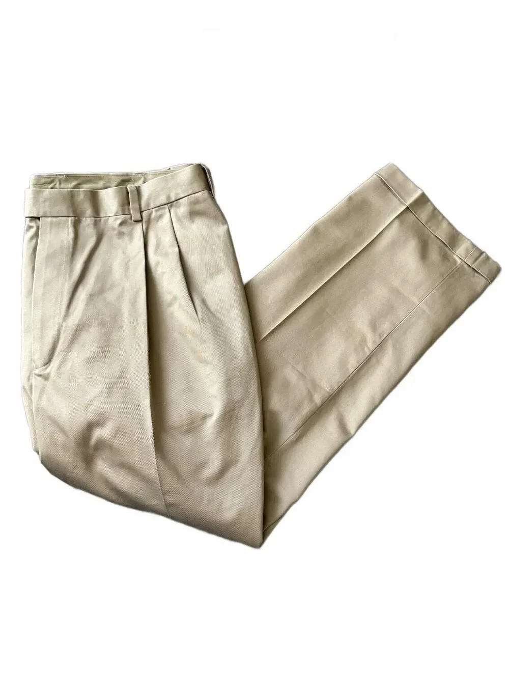 Jos. A. Bank NEW Travelers Collection Men's Pants Size 44x30 Khaki Twill Cotton
