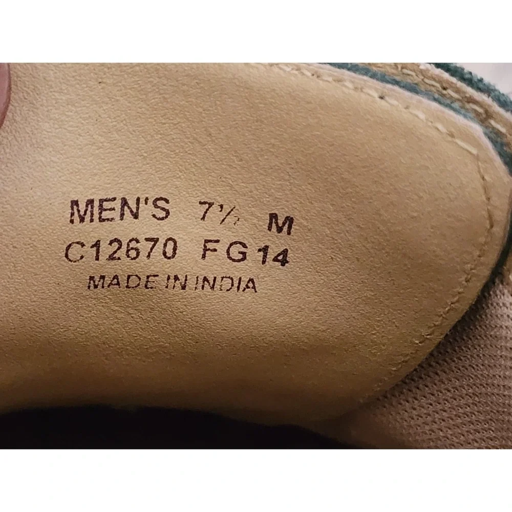 Cole Haan Men's Brown Green Suede  Williams Saddle Oxford II Size 7.5 M C12670