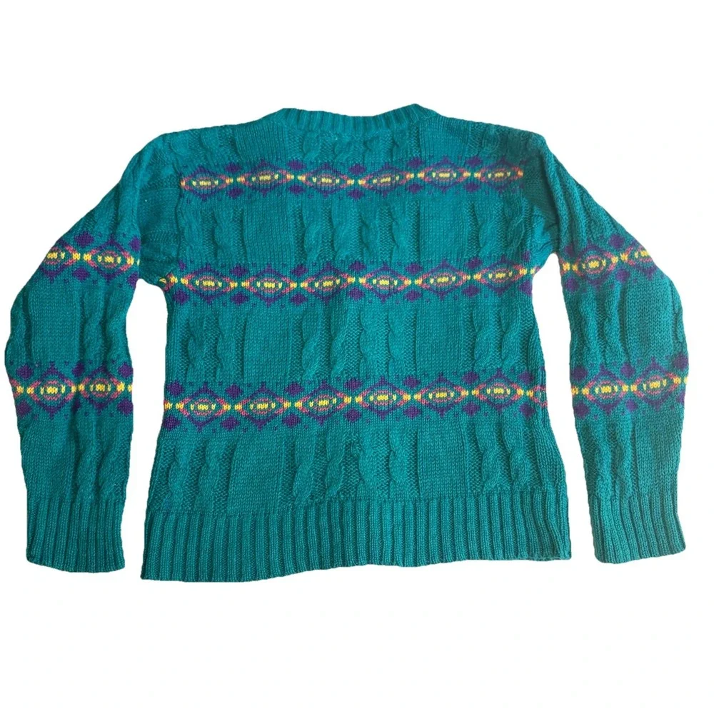 Blue & Cream sweater excellent