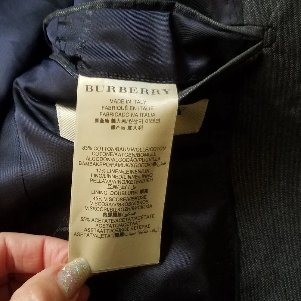 Vintage Burberry Mansell blazer suit jacket sport coat