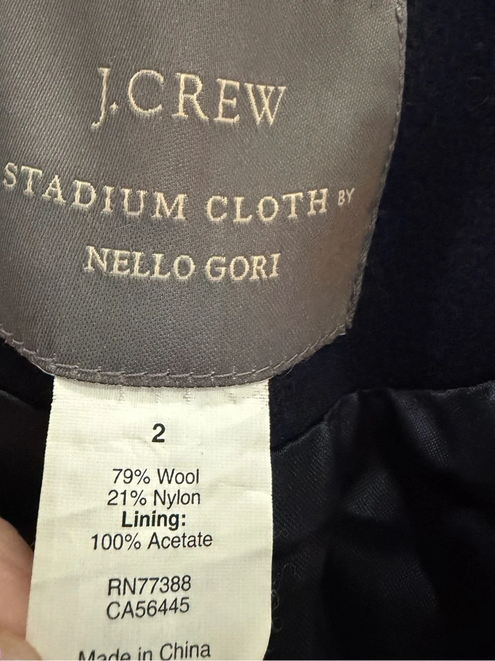 J. Crew pit approx
