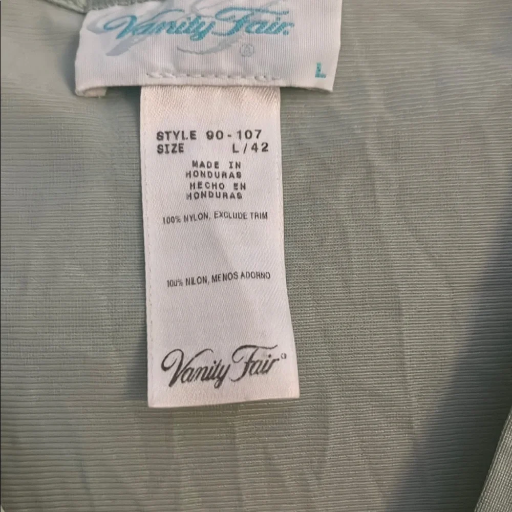 Vanity Fair aqua colored