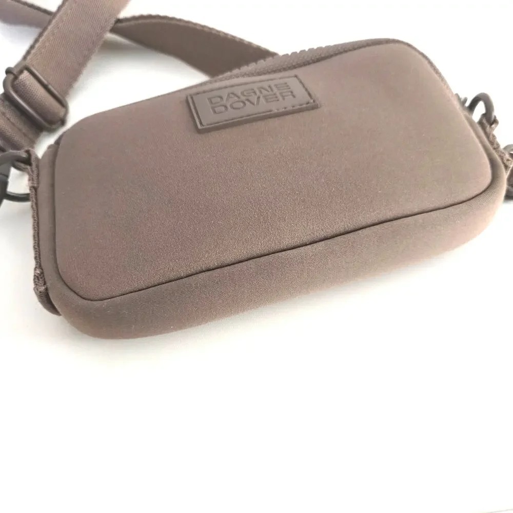 Dagne Dover Mara Neoprene Phone Sling Crossbody - Dune Mauve / Brown