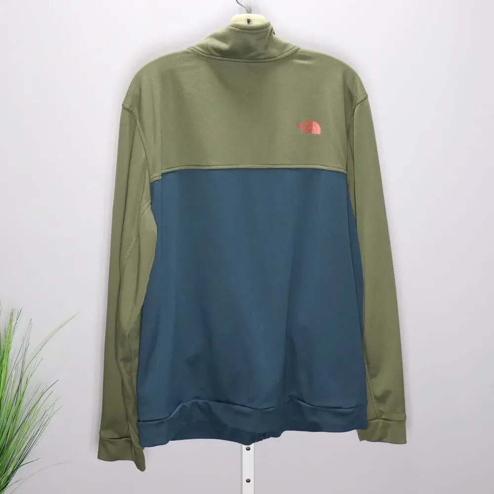 The North Face color zip logos