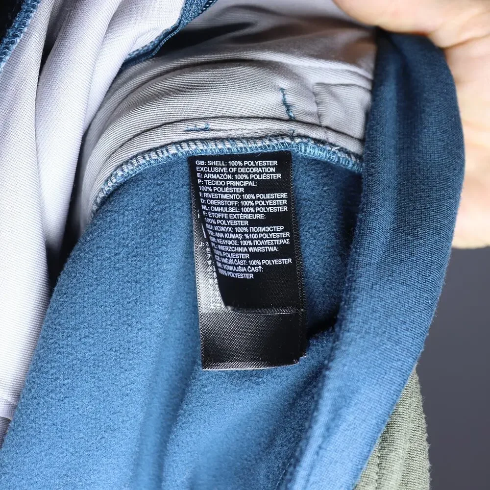 The North Face blue from