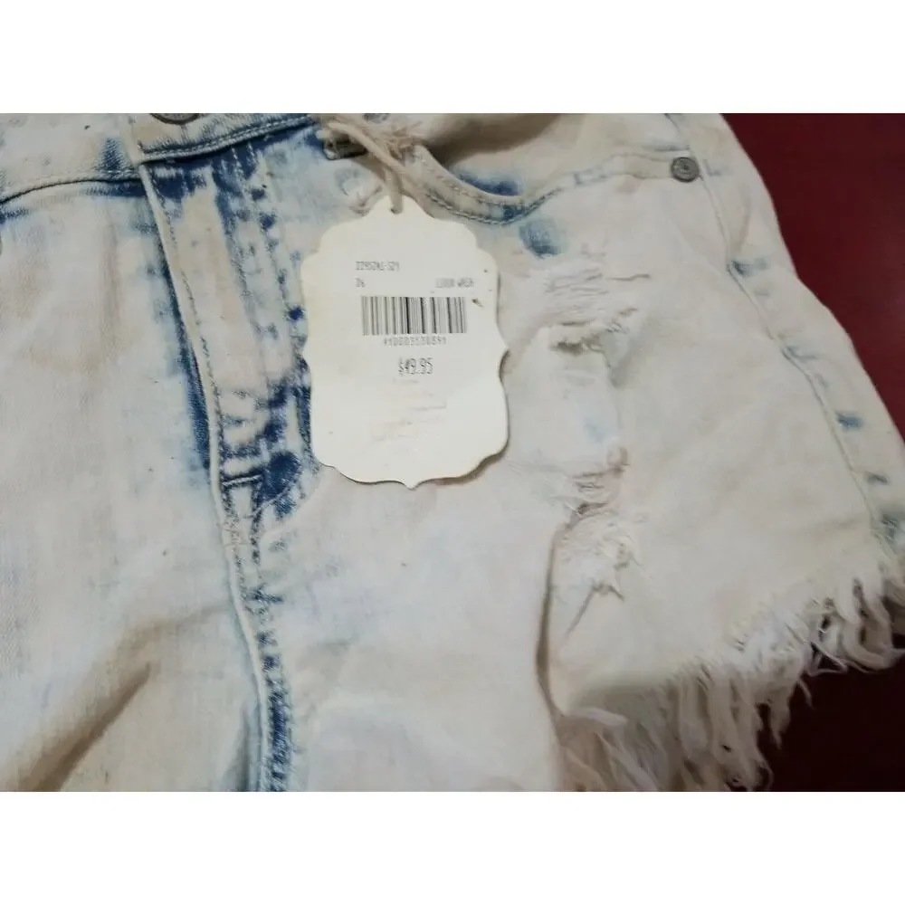 Altarid State Womens‎ Cloud Discolored Frayed Short Cloud Wash Boho 26