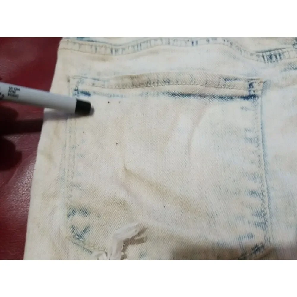 Altarid State Womens‎ Cloud Discolored Frayed Short Cloud Wash Boho 26