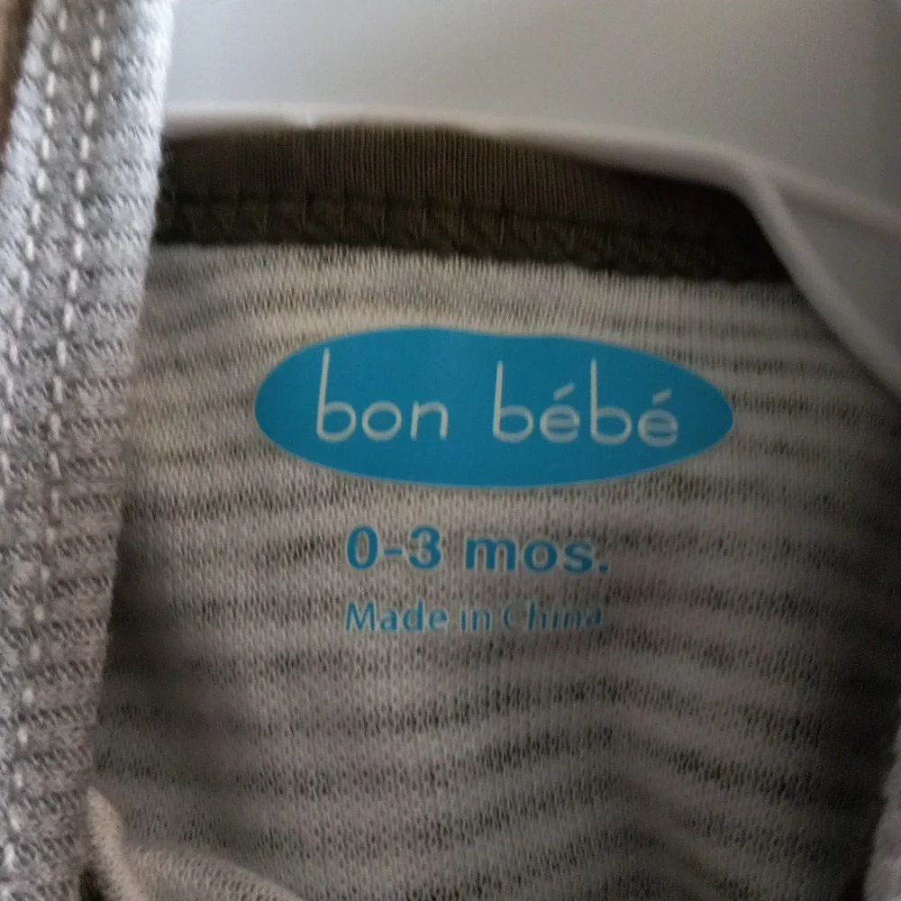 Bon Bebe toddler 3 piece set size    New