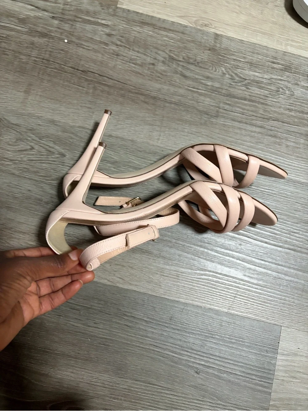J. Crew strappy tone heel