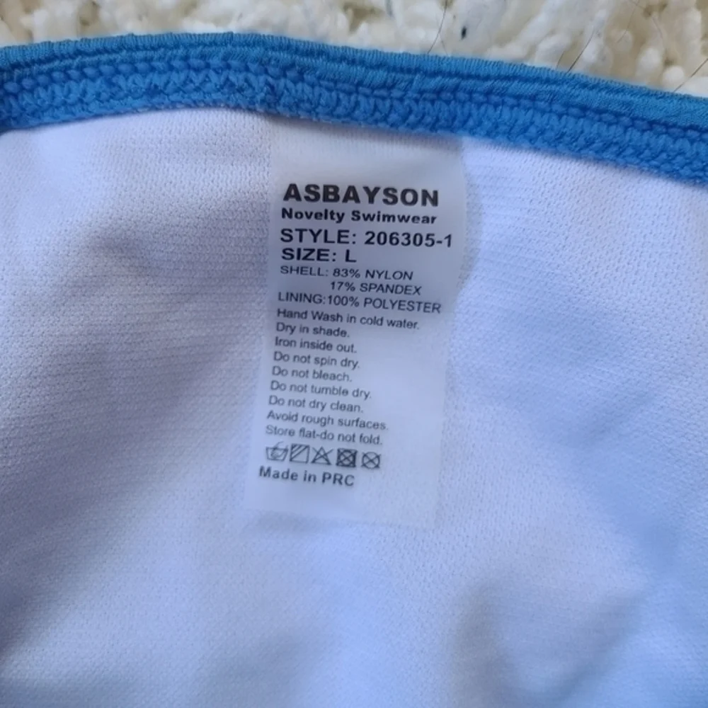 asbayson blue bandeau