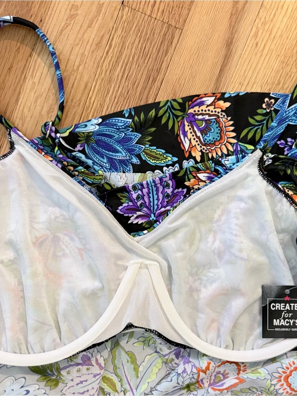 Swim Solutions vibrant floral