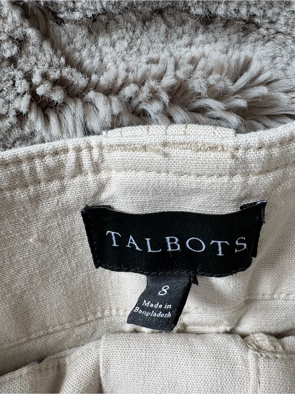 Talbots linen like