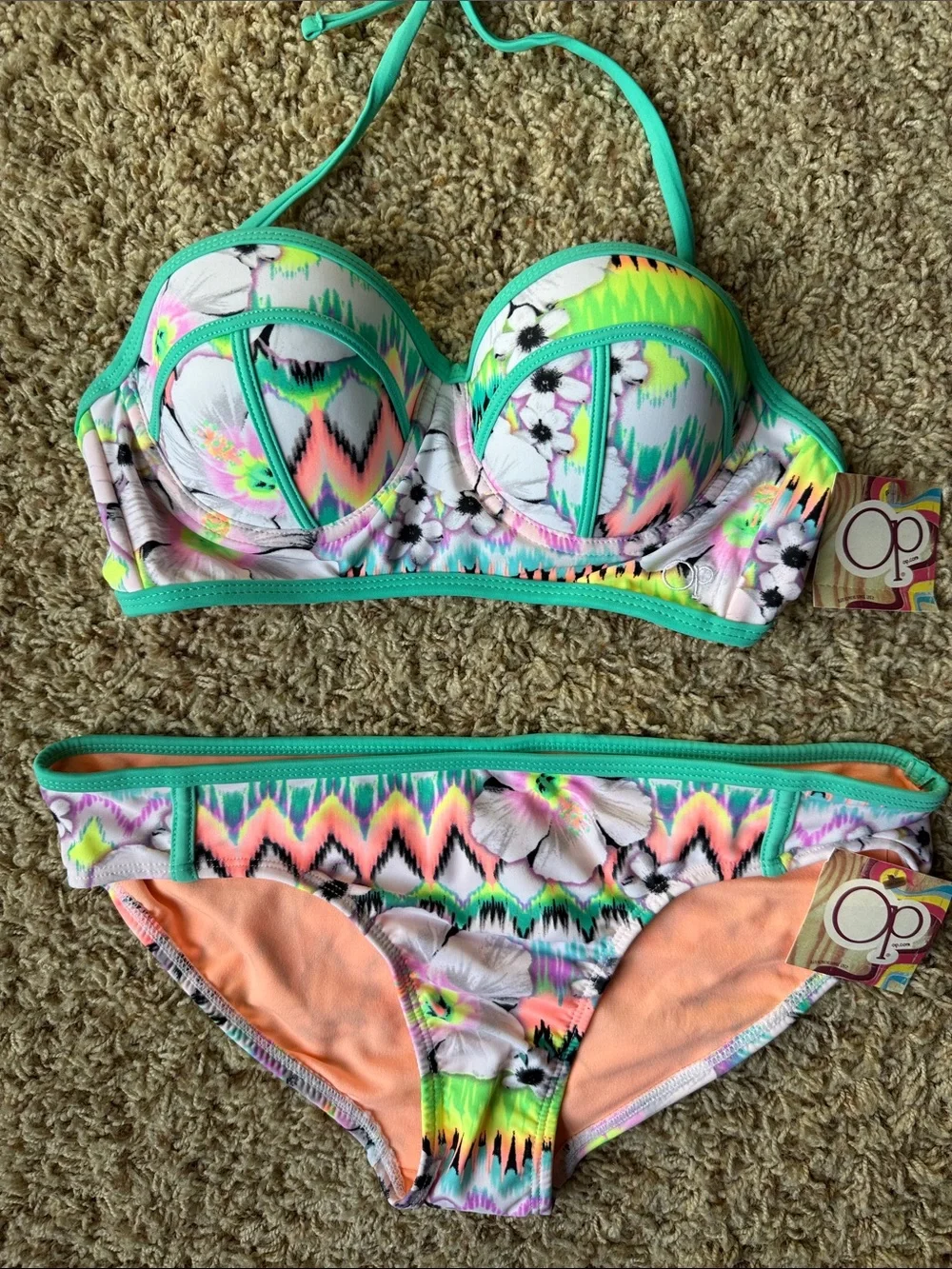 OP floral aztec