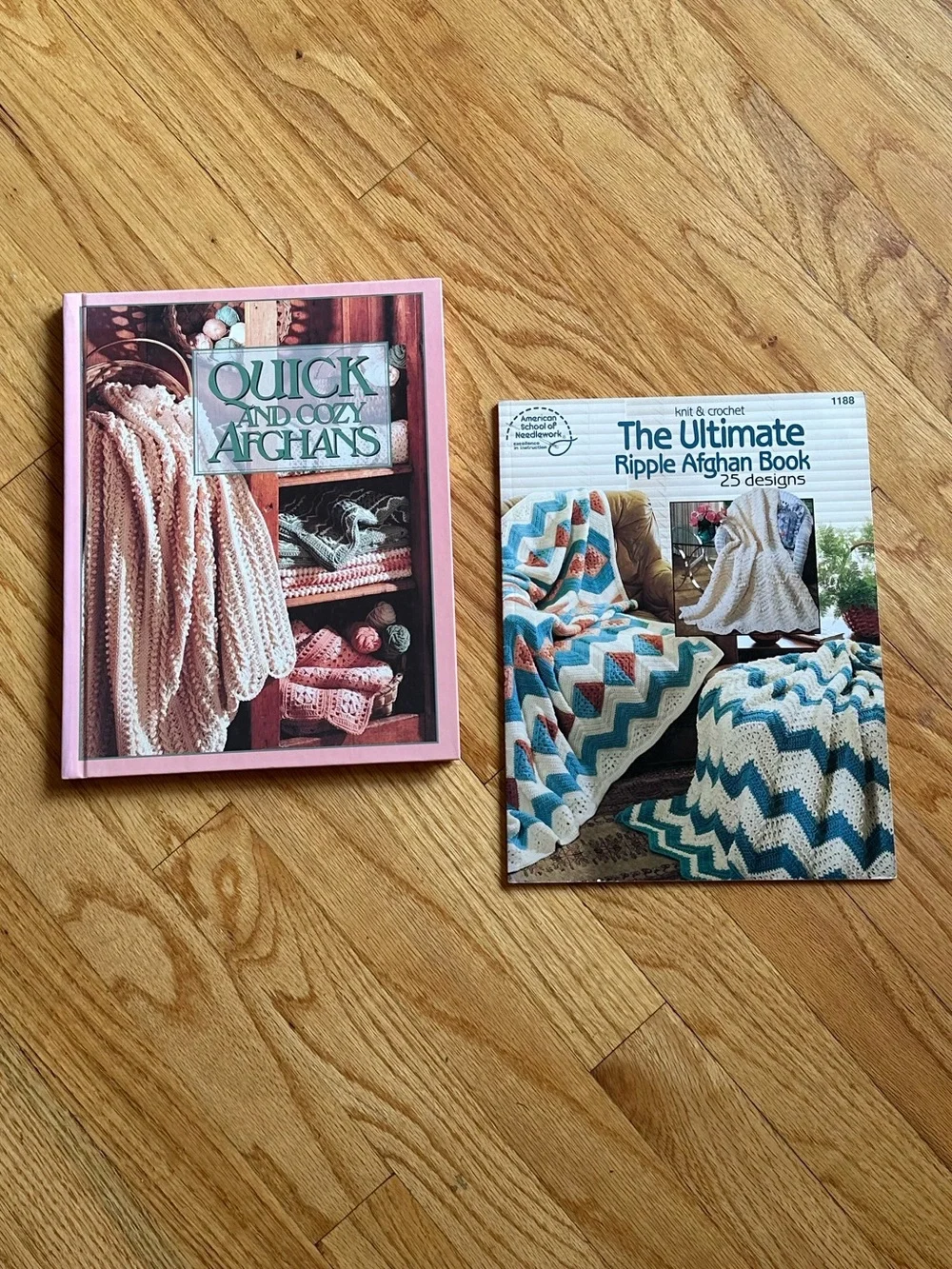Quick and Cozy Afghans + The Ultimate Ripple Afghan Book -