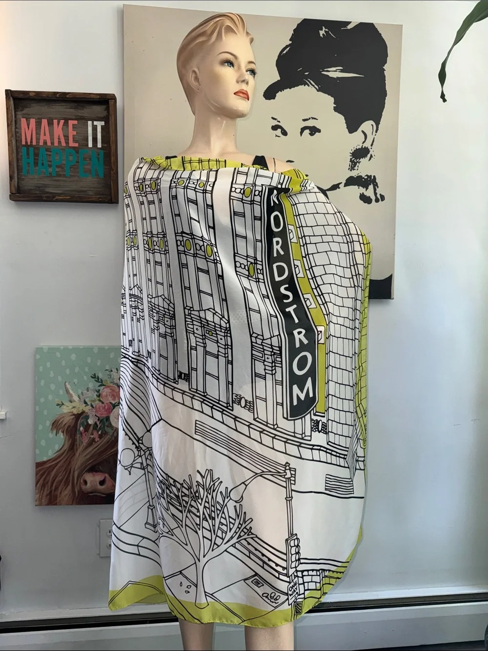 Nordstrom Large Flagship Store Sheer Scarf