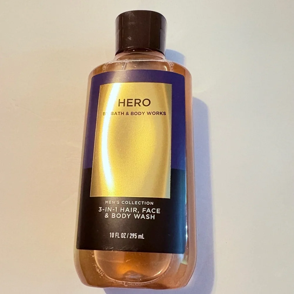 Bath & Body Works Hero 3-in-1 Hair, Face & Body Wash - Gold and Black