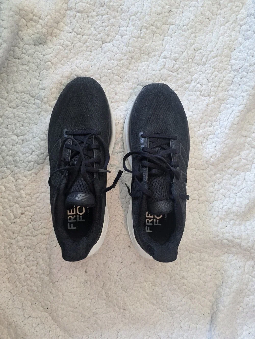 New Balance Fresh Foam X 1080 v13 Black White Running Shoes Women's Size 7.5