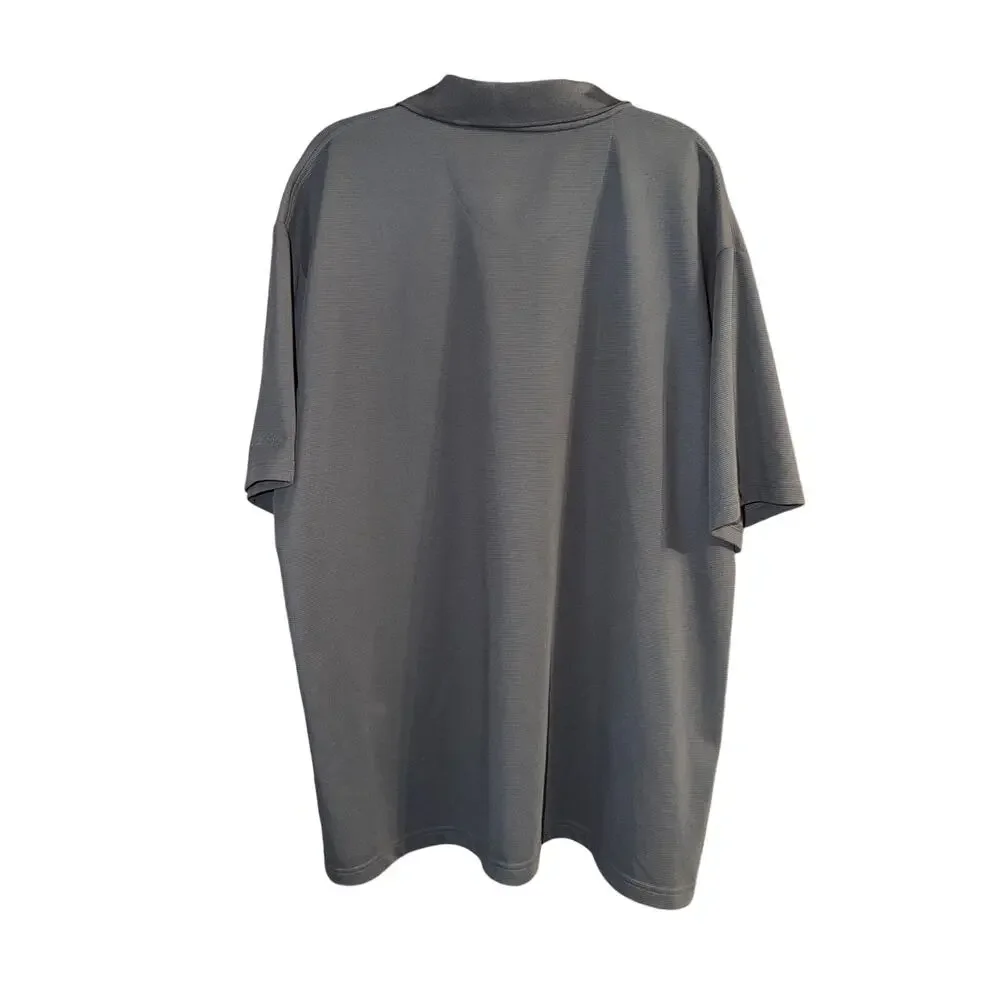Ben Hogan Performance Men's Gray Short Sleeve Polo Shirt Size 3XL