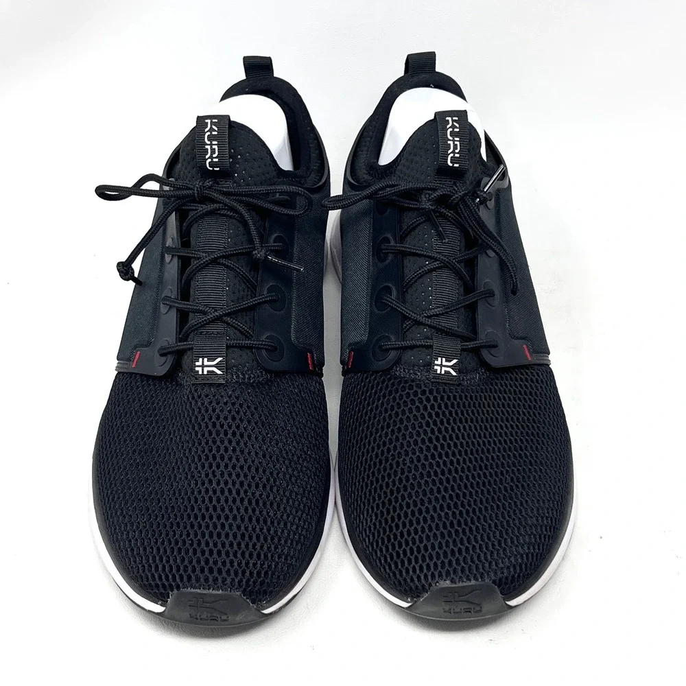 Kuru Mens Cloud Atom Black Red White Mesh Sneaker 102120120 Size 12 Trainer
